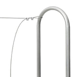 Firewood Rack 300x25x150 cm Galvanised steel - Close-Up Angle