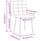 Dining Chairs 4 pcs Black Velvet
