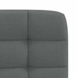 Dining Chairs 4 pcs Dark Grey Fabric