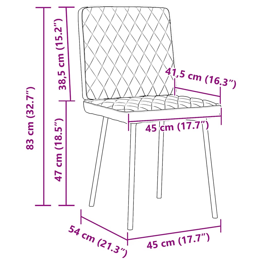Dining Chairs 4 pcs Black Velvet