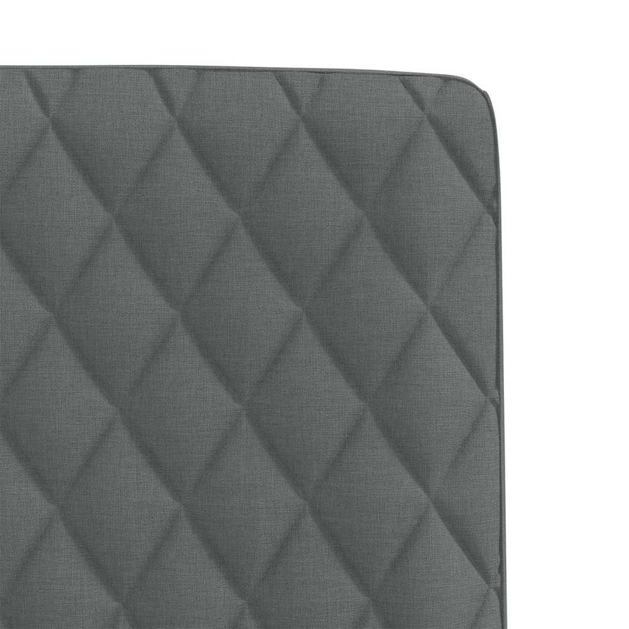 Dining Chairs 4 pcs Dark Grey Fabric