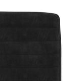Dining Chairs 4 pcs Black Velvet - Close-Up Angle