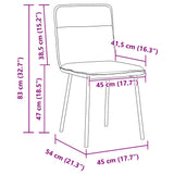 Dining Chairs 4 pcs Black Velvet - Extra Image