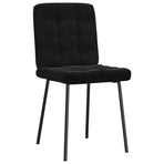 Dining Chairs 6 pcs Black Velvet