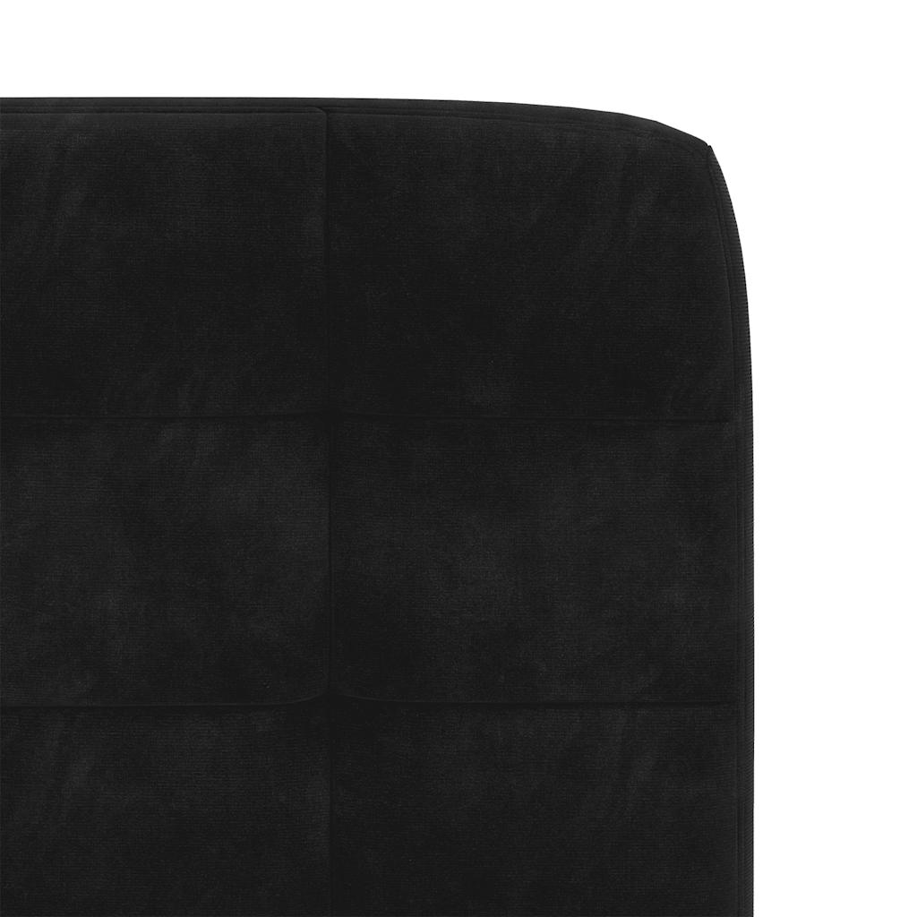 Dining Chairs 6 pcs Black Velvet