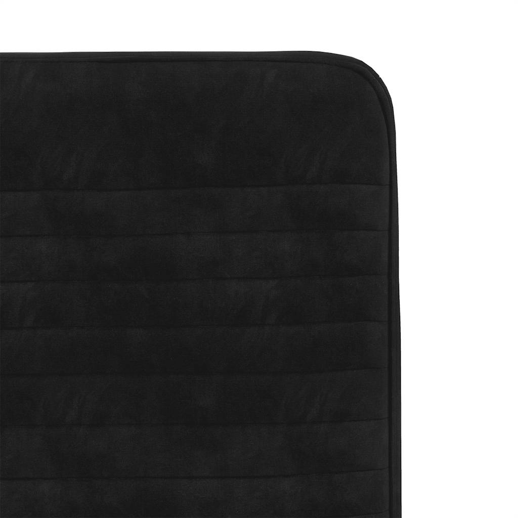 Dining Chairs 6 pcs Black Velvet