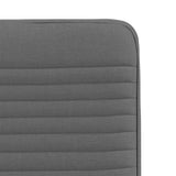Dining Chairs 6 pcs Dark Grey Fabric - Close-Up Angle
