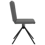 Dining Chairs 6 pcs Dark Grey Fabric - 45-Degree Angle