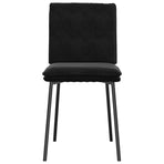 Dining Chairs 6 pcs Black Velvet