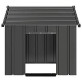 Dog House with Roof 85x107x81 cm Galvanised Steel