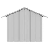 Dog House with Roof 85x107x81 cm Galvanised Steel - Top-Down View
