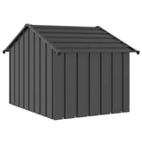 Dog House with Roof 83x130x85 cm Galvanised Steel - 45-Degree Angle