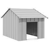 Dog House with Roof 83x130x85 cm Galvanised Steel