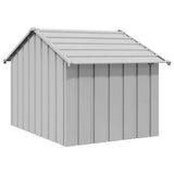 Dog House with Roof 83x130x85 cm Galvanised Steel - 45-Degree Angle