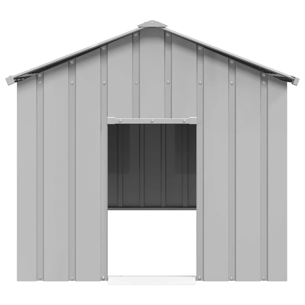 Dog House with Roof 113x153x101 cm Galvanised Steel