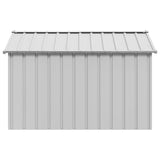 Dog House with Roof 113x153x101 cm Galvanised Steel - Top-Down View