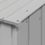 Dog House with Roof 113x153x101 cm Galvanised Steel