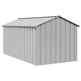 Dog House with Roof 114x202x101 cm Galvanised Steel - 45-Degree Angle