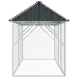 Bird Cage Anthracite 227 x 112 x 141 cm Galvanised Steel - Top-Down View