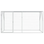 Bird Cage Silver 208 x 102 x 108 cm