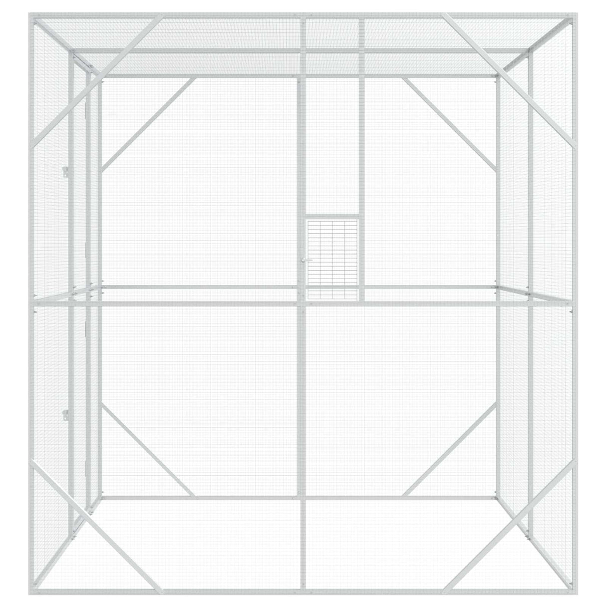 Bird Cage Anthracite 209 x 202 x 214 cm Galvanised steel