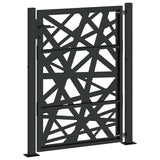 Garden Gate Black 100x125 cm Steel Light Design
