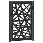 Garden Gate Black 100x150 cm Steel Light Design