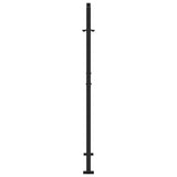 Garden Gate Black 100x150 cm Steel Light Design