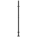 Garden Gate Black 100x150 cm Steel Light Design