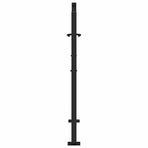 Garden Gate Black 100x100 cm Steel Trace Design