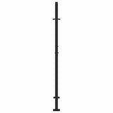 Garden Gate Black 100x150 cm Steel Flame Design