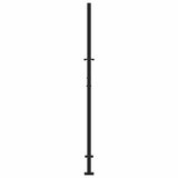 Garden Gate Black 100x175 cm Steel Flame Design