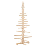 Wooden Christmas Tree for Decoration 150 cm Solid Wood Pine