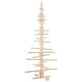 Wooden Christmas Tree for Decoration 150 cm Solid Wood Pine