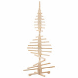 Wooden Christmas Tree Solid Pine Wood Natural with Unfinished