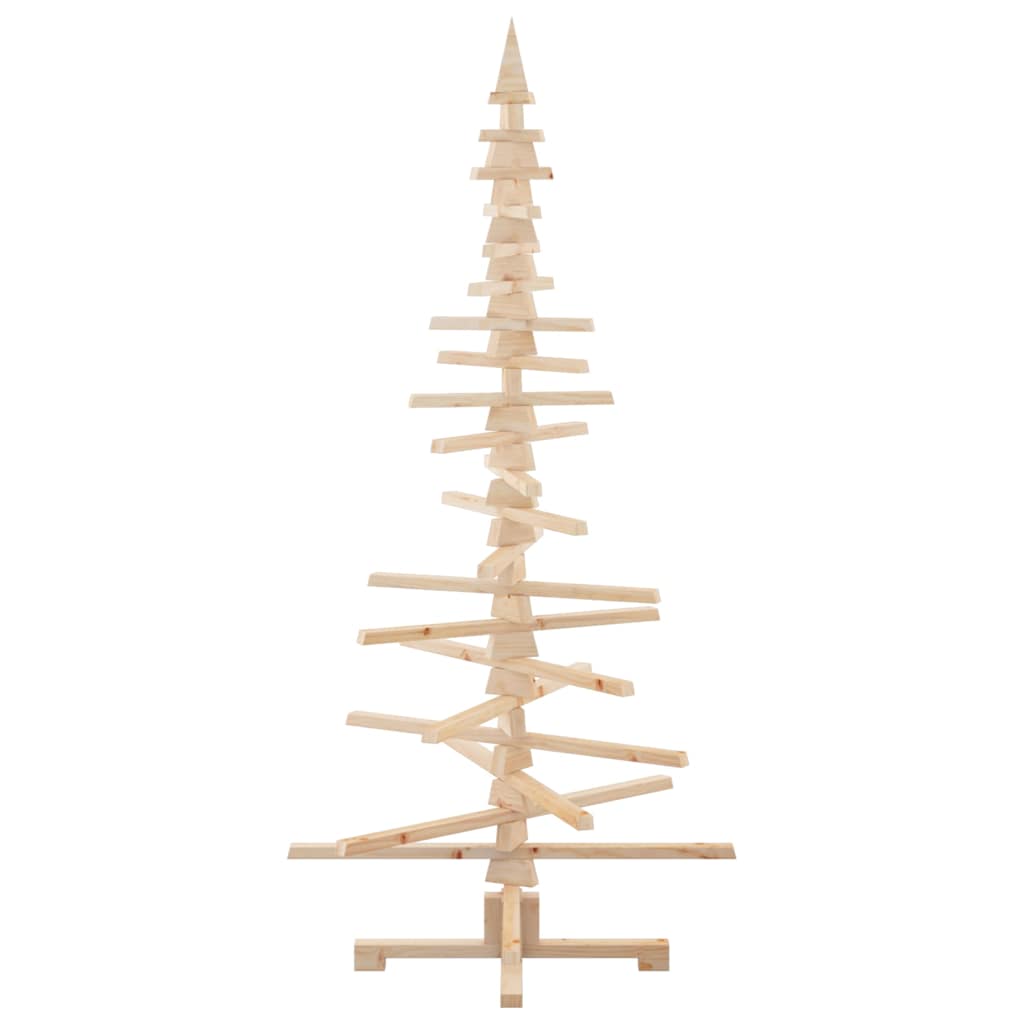 Wooden Christmas Tree for Decoration 180 cm Solid Wood Pine
