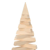 Wooden Christmas Tree Solid Pine Wood Natural with Unfinished