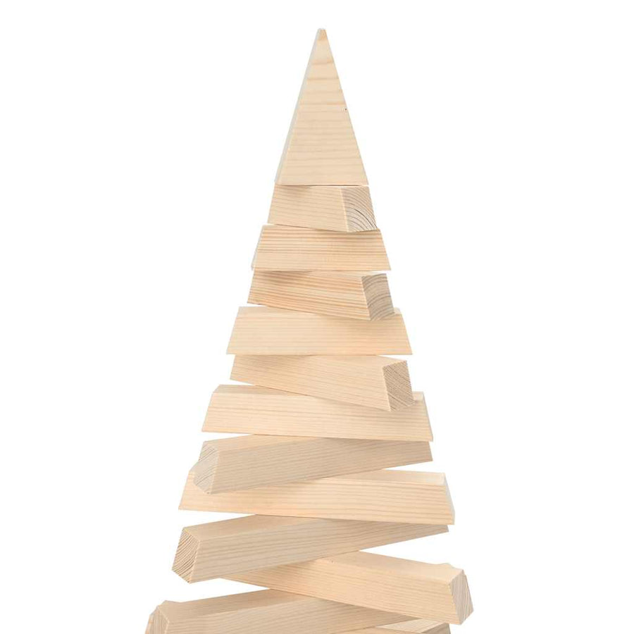Wooden Christmas Tree for Decoration 210 cm Solid Wood Pine