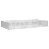 Free Range Animal Enclosure 24-Panel 54x60 cm Galvanised Iron - Side View