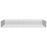 Free Range Animal Enclosure 24-Panel 54x60 cm Galvanised Iron