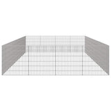 Free Range Animal Enclosure 24-Panel 54x60 cm Galvanised Iron