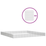 Free Range Animal Enclosure 48-Panel 54x60 cm Galvanised Iron - Front View