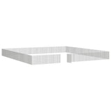 Free Range Animal Enclosure 48-Panel 54x60 cm Galvanised Iron - Rear View