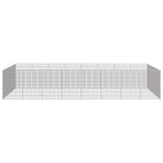 Free Range Animal Enclosure 24-Panel 54x80 cm Galvanised Iron
