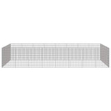 Free Range Animal Enclosure 24-Panel 54x80 cm Galvanised Iron - Top-Down View