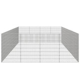 Free Range Animal Enclosure 24-Panel 54x80 cm Galvanised Iron