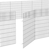 Free Range Animal Enclosure 48-Panel 54x80 cm Galvanised Iron - Close-Up Angle