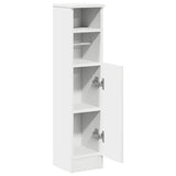 Bathroom Cabinet with Roll Holder White 20.5x22x90 cm - 45-Degree Angle