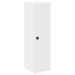 Bathroom Cabinet with Roll Holder White 20.5x22x72 cm
