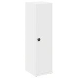 Bathroom Cabinet with Roll Holder White 20.5x22x72 cm - Front View